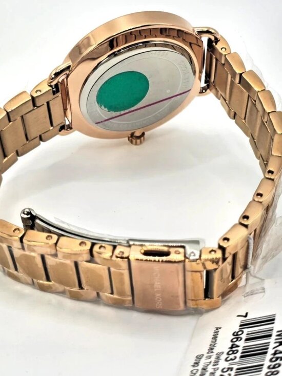 Michael Kors MK4598 Womens Rose Gold Crystal Dial Watch 36mm main image 6